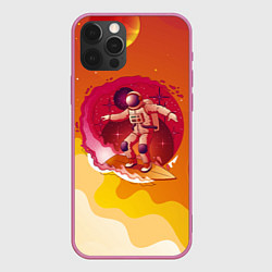 Чехол iPhone 12 Pro Max Космический скейтборд