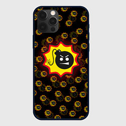 Чехол для iPhone 12 Pro Max Bomb Pattern Serious Sam, цвет: 3D-черный
