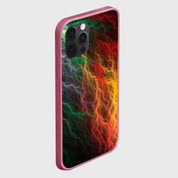 Чехол для iPhone 12 Pro Max Цветной разряд, цвет: 3D-малиновый — фото 2