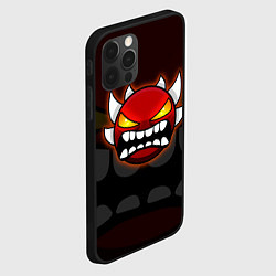 Чехол для iPhone 12 Pro Max Geometry Dash: Red Demon, цвет: 3D-черный — фото 2