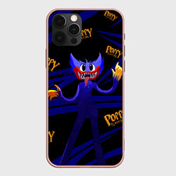 Чехол для iPhone 12 Pro Max Poppy Playtime Геометрия, цвет: 3D-светло-розовый