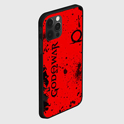 Чехол для iPhone 12 Pro Max God of War Брызги крови, цвет: 3D-черный — фото 2