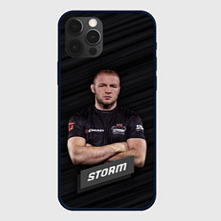 Чехол для iPhone 12 Pro Max Александр Storm, цвет: 3D-черный