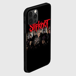 Чехол для iPhone 12 Pro Max Slipknot 5: The Gray Chapter, цвет: 3D-черный — фото 2
