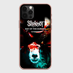 Чехол для iPhone 12 Pro Max Day of the Gusano: Live in Mexico - Slipknot, цвет: 3D-светло-розовый