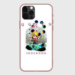 Чехол для iPhone 12 Pro Max Innuendo - Queen, цвет: 3D-светло-розовый