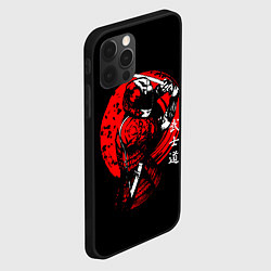 Чехол для iPhone 12 Pro Max МОТО САМУРАЙ С КАТАНОЙ JAPAN SAMURAI, цвет: 3D-черный — фото 2