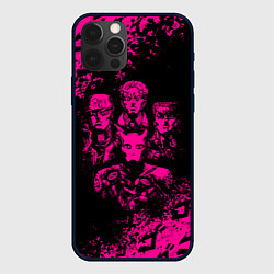 Чехол для iPhone 12 Pro Max JOJO BIZARRE ADVENTURE ПЕРСОНАЖИ, цвет: 3D-черный