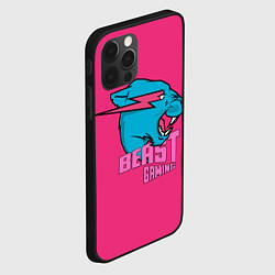 Чехол для iPhone 12 Pro Max Mr Beast Gaming Full Print Pink edition, цвет: 3D-черный — фото 2