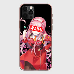 Чехол для iPhone 12 Pro Max 02, ZERO TWO, DARLING IN THE FRANXX, цвет: 3D-светло-розовый