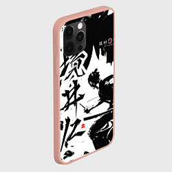 Чехол для iPhone 12 Pro Max Ghost of Tsushima - Призрак Цусимы, цвет: 3D-светло-розовый — фото 2