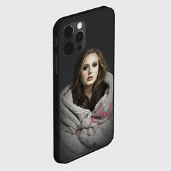 Чехол для iPhone 12 Pro Max Фото Адель, цвет: 3D-черный — фото 2