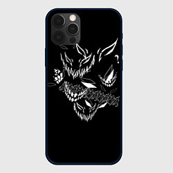 Чехол для iPhone 12 Pro Max Drain Face, цвет: 3D-черный