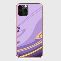 Чехол для iPhone 12 Pro Max БААЛ СЁГУН РАЙДЕН, цвет: 3D-светло-розовый