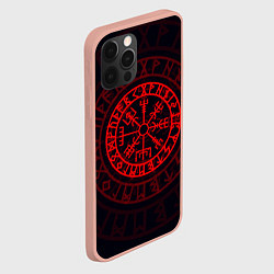 Чехол для iPhone 12 Pro Max Красный Вегвизир, цвет: 3D-светло-розовый — фото 2