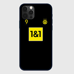 Чехол для iPhone 12 Pro Max Haaland 9 - Borussia Dortmund, цвет: 3D-черный