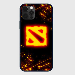 Чехол iPhone 12 Pro Max DOTA 2 FIRE LOGO ДОТА 2 ОГНЕННЫЙ ЛОГО