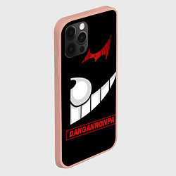 Чехол для iPhone 12 Pro Max Черная половина Монокума - Danganronpa, цвет: 3D-светло-розовый — фото 2