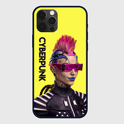 Чехол для iPhone 12 Pro Max Cyberpunk Панк, цвет: 3D-черный