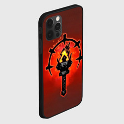 Чехол для iPhone 12 Pro Max Darkest Dungeon Факел, цвет: 3D-черный — фото 2