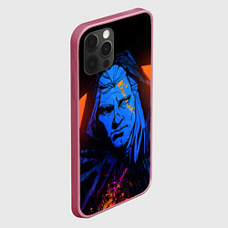 Чехол для iPhone 12 Pro Max НЕТФЛИКС ВЕДЬМАК 2, цвет: 3D-малиновый — фото 2