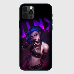 Чехол iPhone 12 Pro Max JINX ARCANE НАДПИСЬ LEAGUE OF LEGENDS