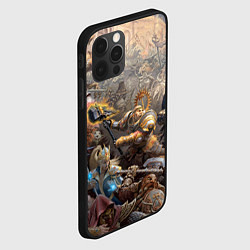 Чехол для iPhone 12 Pro Max Битва Рыцарского ордена Империи, цвет: 3D-черный — фото 2