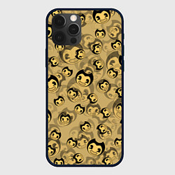 Чехол iPhone 12 Pro Max PATTERN BENDY AND THE INK MACHINE