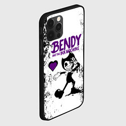 Чехол для iPhone 12 Pro Max HEART BENDY AND THE INK MACHINE, цвет: 3D-черный — фото 2