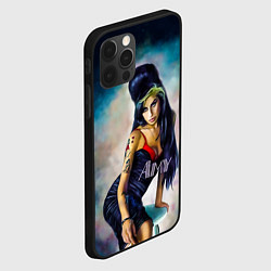 Чехол для iPhone 12 Pro Max Amy Jade Winehouse, цвет: 3D-черный — фото 2