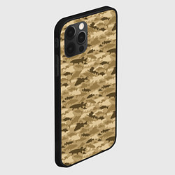 Чехол для iPhone 12 Pro Max Рыбы камуфляж, цвет: 3D-черный — фото 2