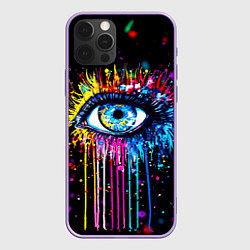 Чехол iPhone 12 Pro Max Арт Глаз Брызги