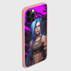 Чехол для iPhone 12 Pro Max League Of Legends Arcane ДЖИНКС МИЛАШКА, цвет: 3D-светло-розовый — фото 2