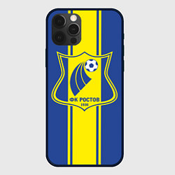 Чехол для iPhone 12 Pro Max ФК - Ростов, цвет: 3D-черный