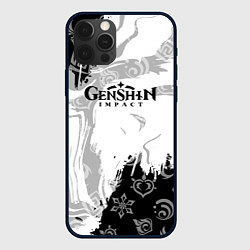 Чехол iPhone 12 Pro Max Genshin Impact электро стихия