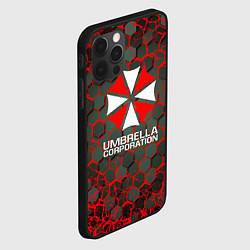 Чехол для iPhone 12 Pro Max Umbrella Corporation соты, цвет: 3D-черный — фото 2