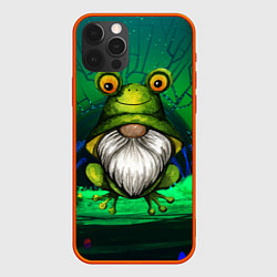 Чехол iPhone 12 Pro Max Гном - лягушка