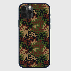 Чехол iPhone 12 Pro Max Военный Камуфляж Military