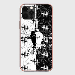 Чехол для iPhone 12 Pro Max Dead by Daylight : Мертвые при дневном свете, цвет: 3D-светло-розовый