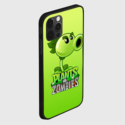 Чехол для iPhone 12 Pro Max Plants vs Zombies - Горохострел, цвет: 3D-черный — фото 2