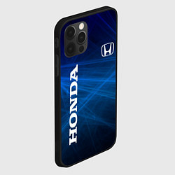 Чехол для iPhone 12 Pro Max Honda - Blue, цвет: 3D-черный — фото 2