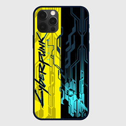 Чехол для iPhone 12 Pro Max CYBERPUNK 2077 Логотип, цвет: 3D-черный