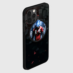 Чехол для iPhone 12 Pro Max Black logo Prey, цвет: 3D-черный — фото 2