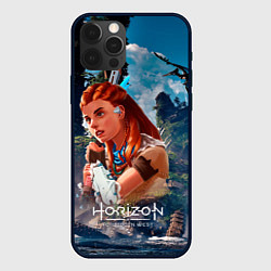 Чехол для iPhone 12 Pro Max Aloy Horizon, цвет: 3D-черный