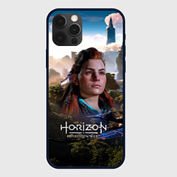 Чехол для iPhone 12 Pro Max Aloy Horizon Forbidden West game, цвет: 3D-черный