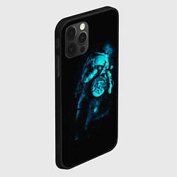 Чехол для iPhone 12 Pro Max Неоновый астронавт Neon Astronaut, цвет: 3D-черный — фото 2