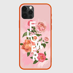 Чехол iPhone 12 Pro Max Pink Flower