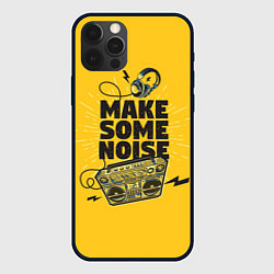 Чехол iPhone 12 Pro Max Make Some Noise музыка