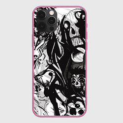 Чехол для iPhone 12 Pro Max Terrifying chaos, цвет: 3D-малиновый