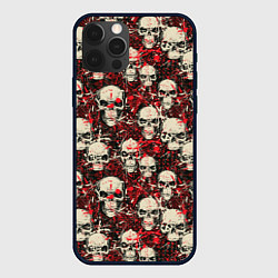 Чехол iPhone 12 Pro Max Кровавые Черепа Skulls